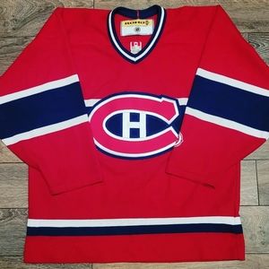 Early 2000's Size Adult Medium KOHO Montreal Canadiens Red NHL Hockey Jersey